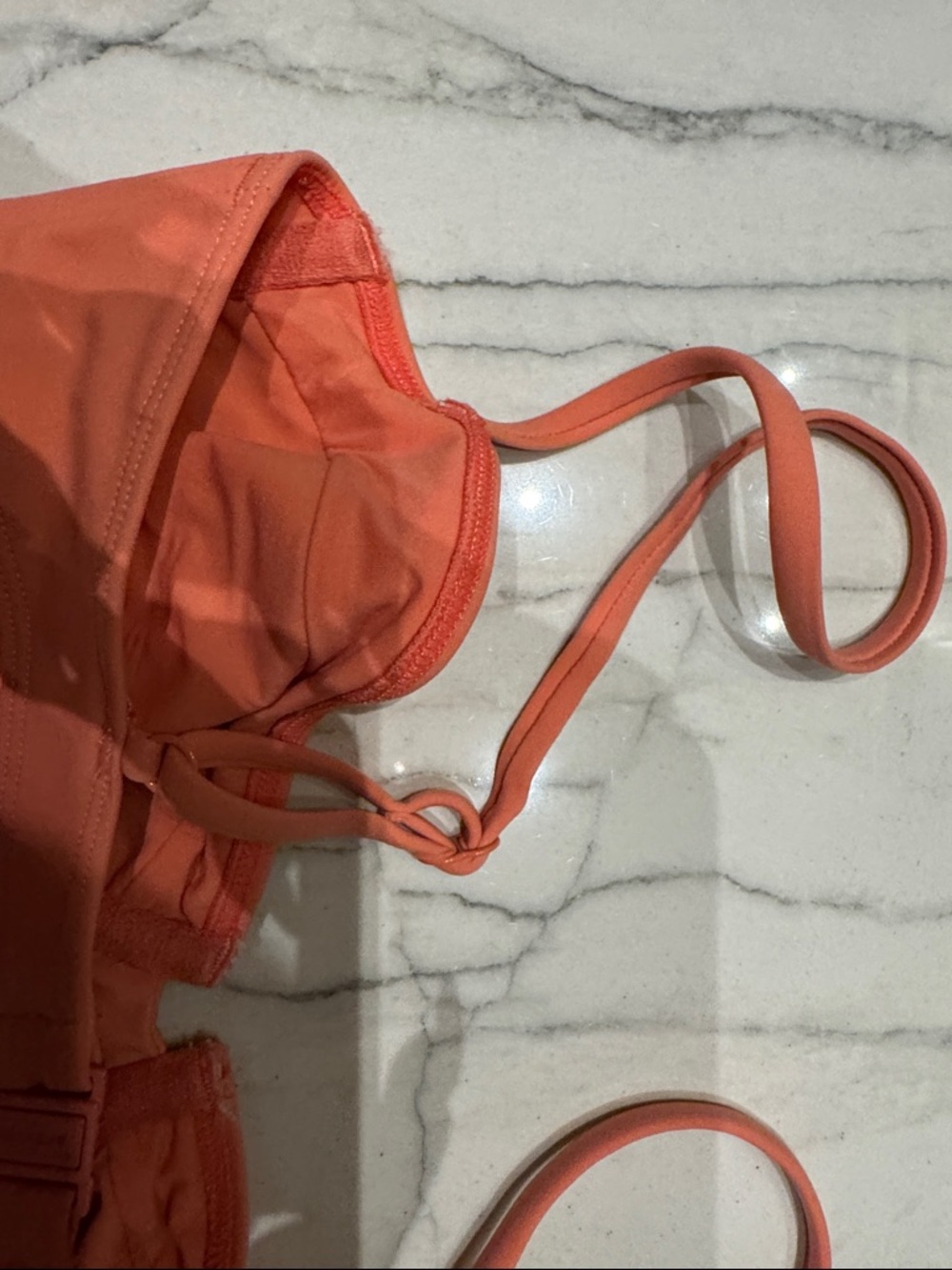 Aritzia Babaton- Coral Adjustable Balconette high rise Bikini Set - Picture 9 of 12